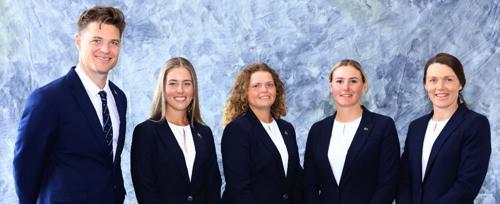 Luke Mackay, Maddison Hinson-Tolchard, Kirsten Rudgeley, Kelsey Bennett, Stacey Peters